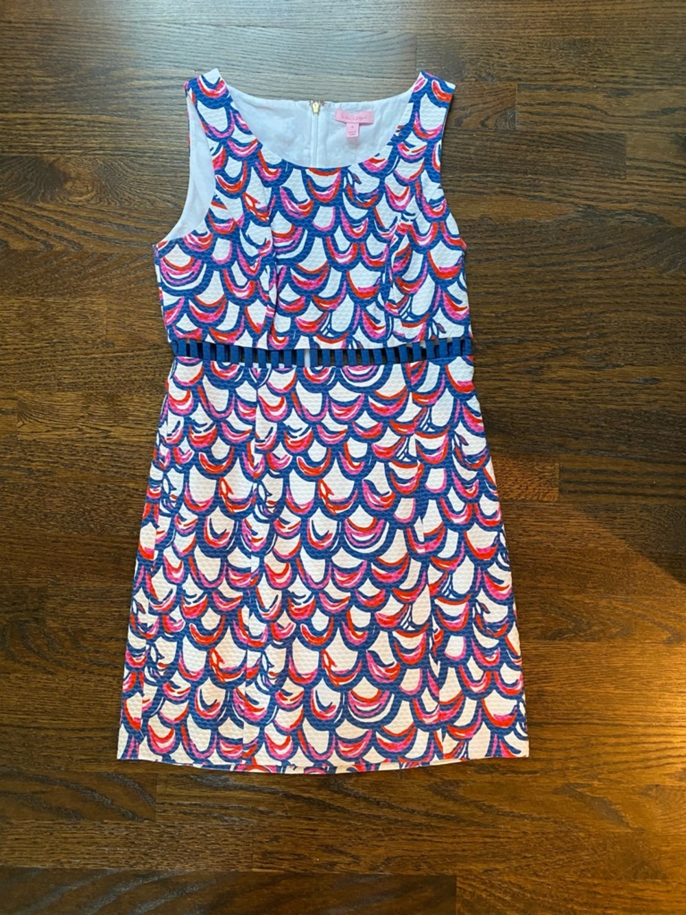 Lilly Pulitzer Iggy Cutout Shift Dress Resort White Gillty Size 6 NWT